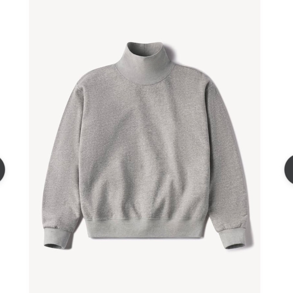 Buck Mason Women’s Heather Grey Vintage Interloop Mockneck